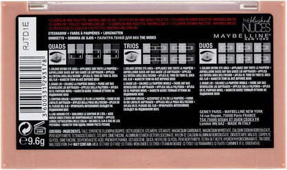 Set de Sombras The Blushed Nudes Maybelline