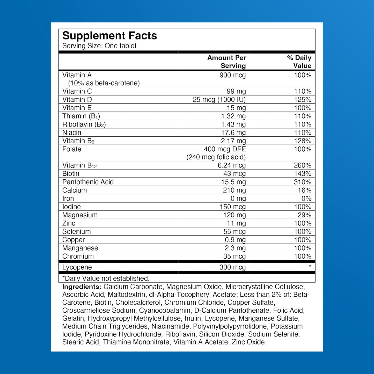 One A Day Suplemento multivitamínico para hombre, 200 Tabletas