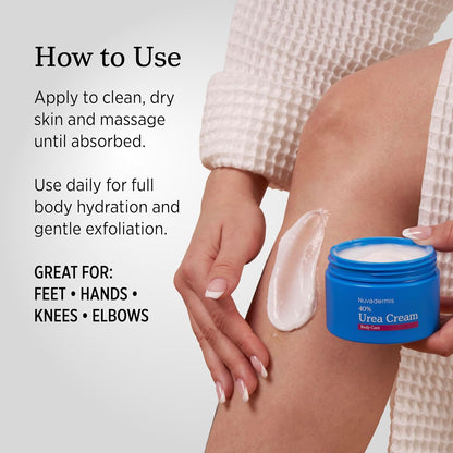 NUVADERMIS Crema de urea 40 por ciento para pies  2% ácido salicílico - 150ml