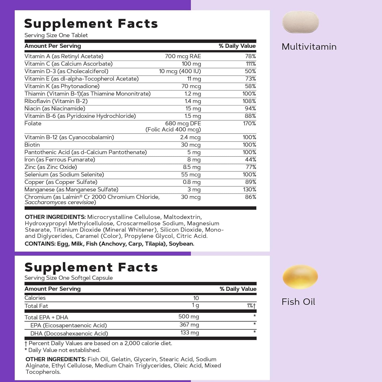 GNC Vitapak para mujeres 40+, paquete multivitamínico 5 en 1, 30 porciones