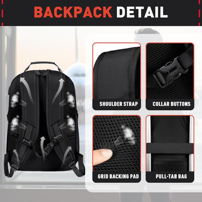 Z-MGKISS Mochila de viaje extra grande de 55 Litros, mochila para laptop de hasta  18.4 pulgadas