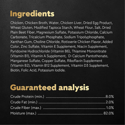 Cesar Filetes en Salsa Comida Húmeda para Perros Sabor Pollo Asado, 50g