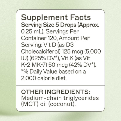 Dr. Amy Myers Vitamin D3 K2 Liquido , 30ml