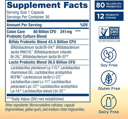 RenewLife - Ultimate Flora Colon care probiotico 60 capsulas