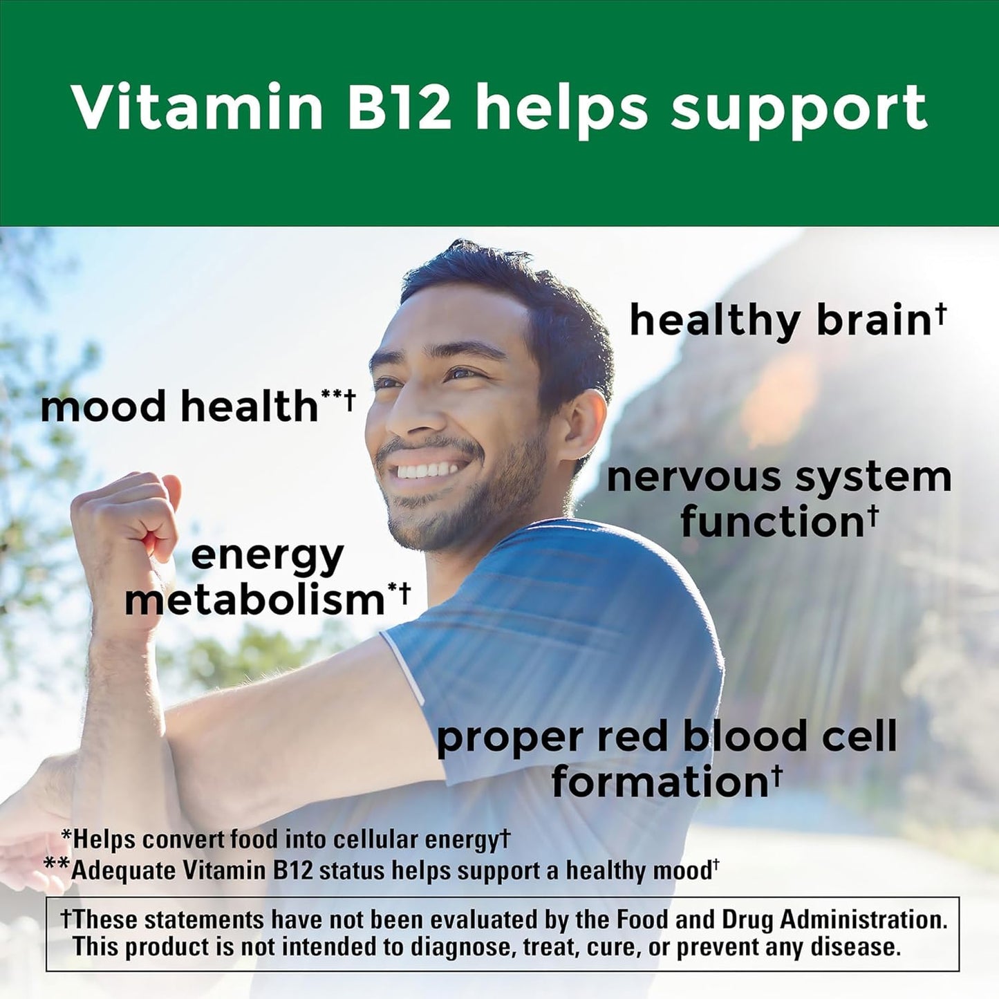 Nature Made Vitamina B-12 , 3000 mcg, 60 softgels