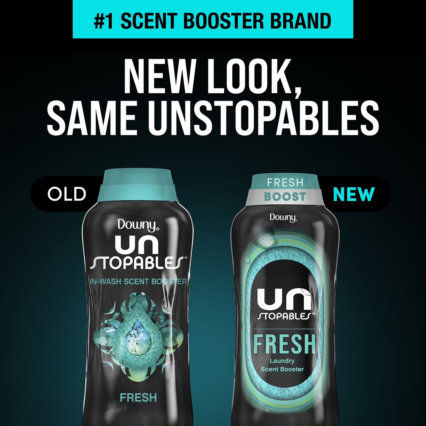 Downy Unstopables Aromatizador para el Lavado  In-Wash Scent Booster Beads, Fresh, 1.13 Kg.