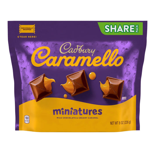 Cadbury Caramello Miniatures Milk Chocolate Caramel 226gr
