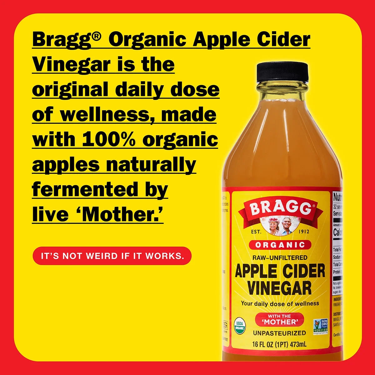 Bragg - Apple cider vinegar (with the mother) - 473ml