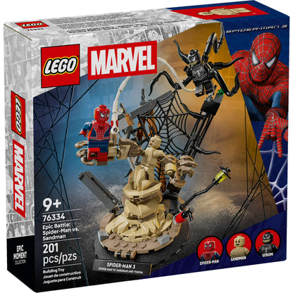 LEGO Marvel Batalla Épica: Spider-Man vs. Sandman - A partir de 9 años - 76334
