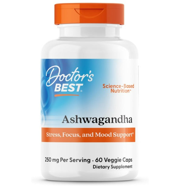 Doctor's Best Ashwagandha 250 mg, 60 unidades