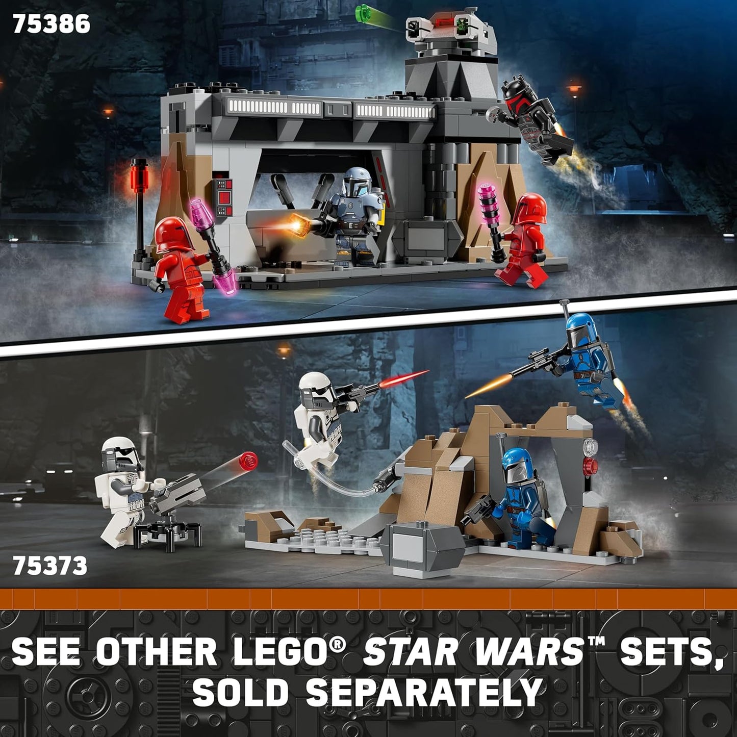 LEGO 75373 Star Wars Hinterhalt en Mandalore Battle Pack 109 piezas , 6+