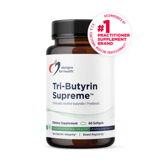 Designs for Health- Tri-Butyrin Supreme, 60 capsulas