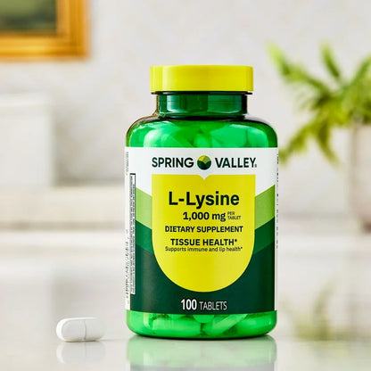 Spring Valley, L-Lysine 1000mg, 100 tabletas