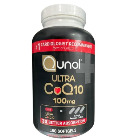 Qunol Ultra CoQ10, 100mg,  150/180 capsulas