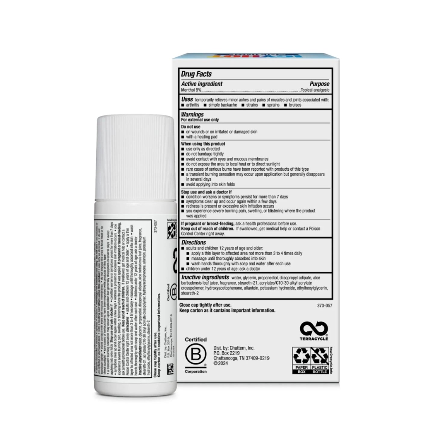 Icy Hot Original - Nighttime Recovery - Roll-on, 8 % de mentol 59ml