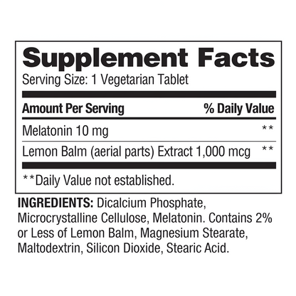 Melatonina de 10mg. Spring Valley - 240Tabletas