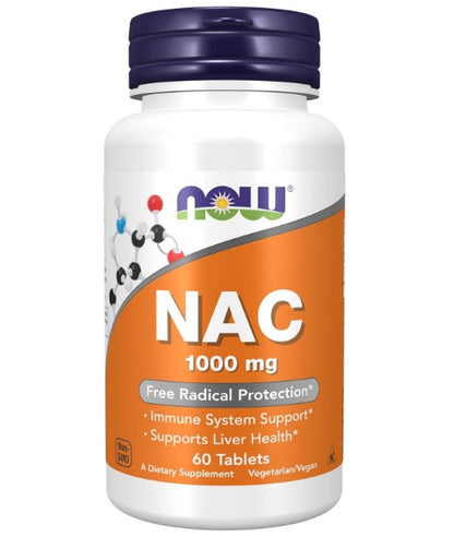 NOW - N-Acetil-Cisteína (NAC) 1000mg