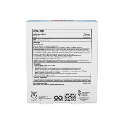 Icy Hot Max Strength Lidocaine Plus 5 parches