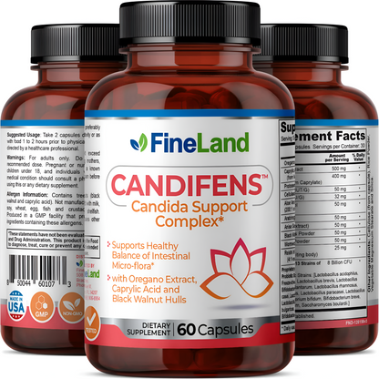 Candifens , candida support Fineland - 60 capsulas