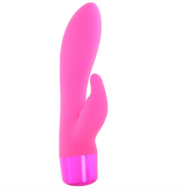 PinkCherry Right On Rabbit Vibrador de doble motor de silicona