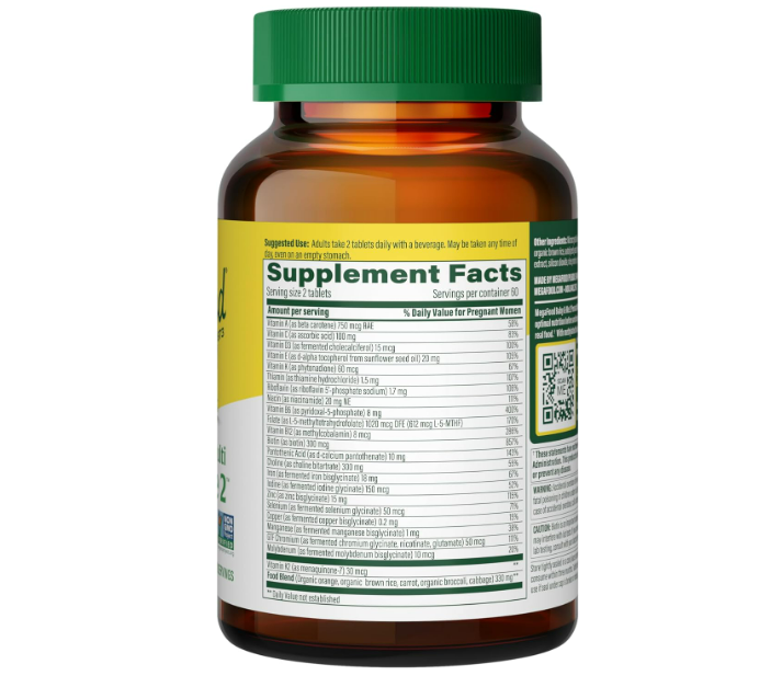 MeganFood multivitaminico prenatal 120 tabletas