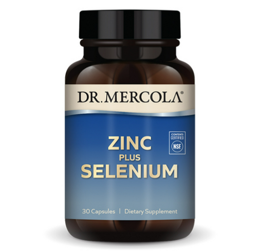 Dr. Mercola Zinc plus selenium ,  capsulas
