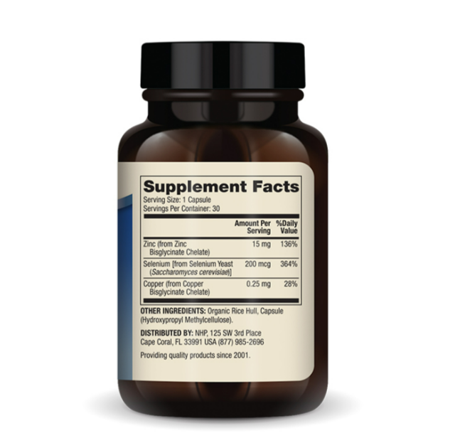 Dr. Mercola Zinc plus selenium ,  capsulas