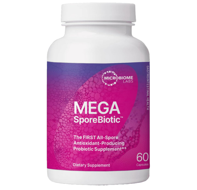Microbiome Labs - MegaSporeBiotic Probióticos para mujeres y hombres - 60 capsulas