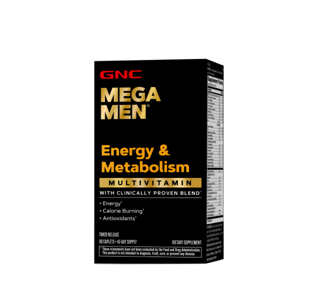 Mega Men Energia y  Metabolismo GNC - caps