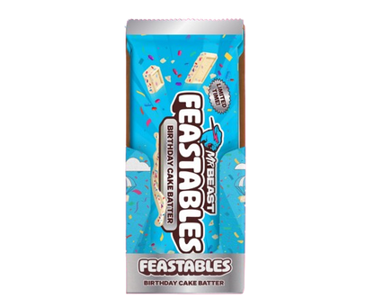 Mr.Beast - Feastables Birthday Cake Batter Edicion Limitada - 60g