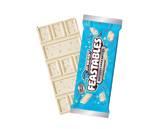 Mr.Beast - Feastables Birthday Cake Batter Edicion Limitada - 60g