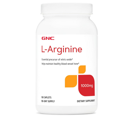 GNC L-Arginina 1000 mg, 90 caplets