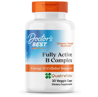 DOCTOR BEST Fully Active B complex con Quatrefolic -  Cápsulas