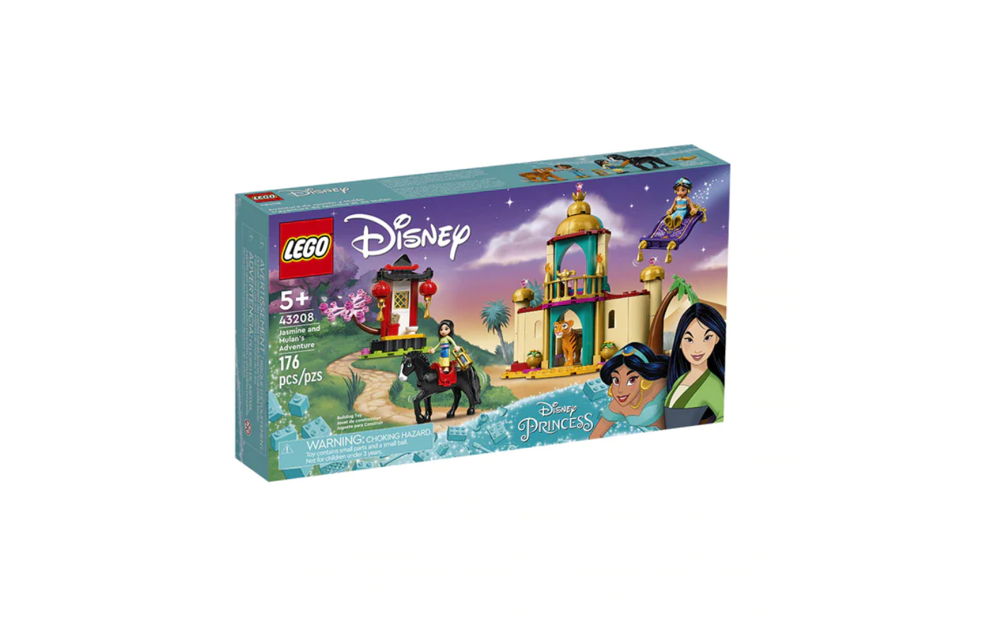 LEGO Disney Aladdin's Jasmine and Mulan  43208 - 5 años a mas.