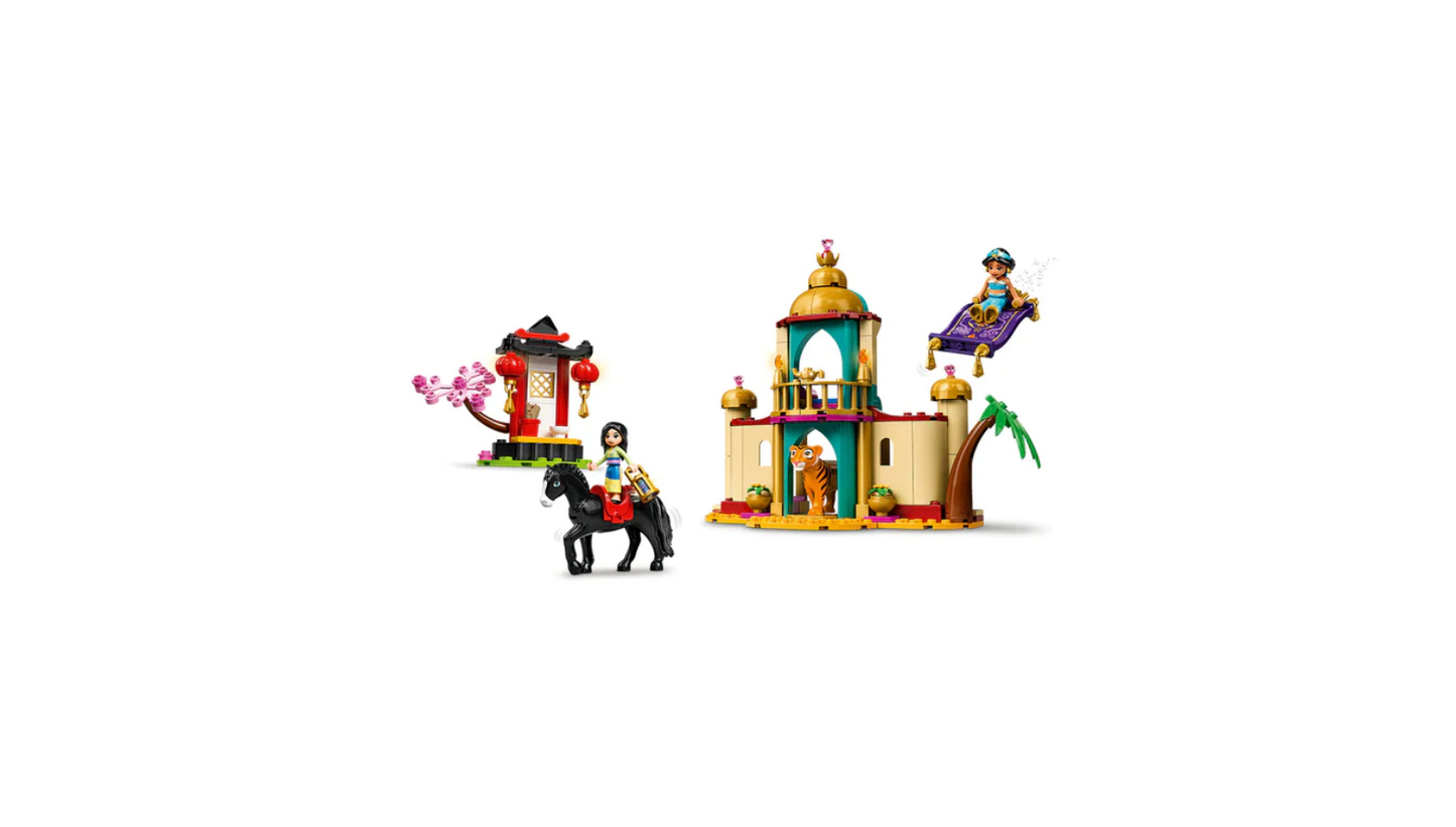 LEGO Disney Aladdin's Jasmine and Mulan  43208 - 5 años a mas.