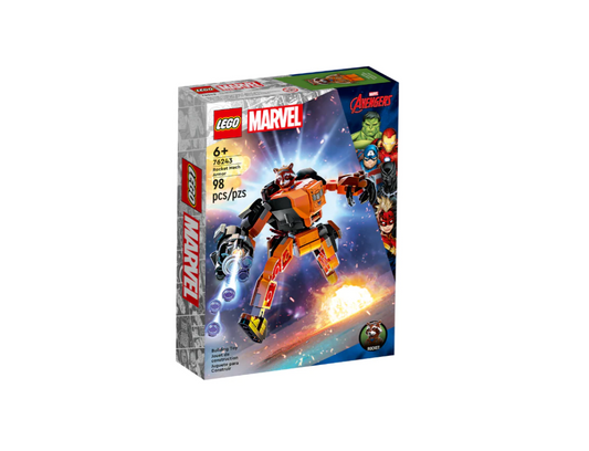 LEGO Marvel Rocket Mech Armor 76243 98 piezas
