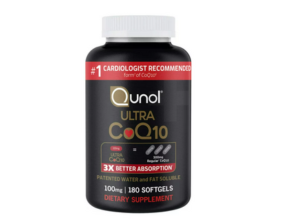 Qunol Ultra CoQ10, 100mg,  180 capsulas