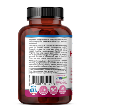 Heart-XL cardiovascular Fineland , 60 capsulas