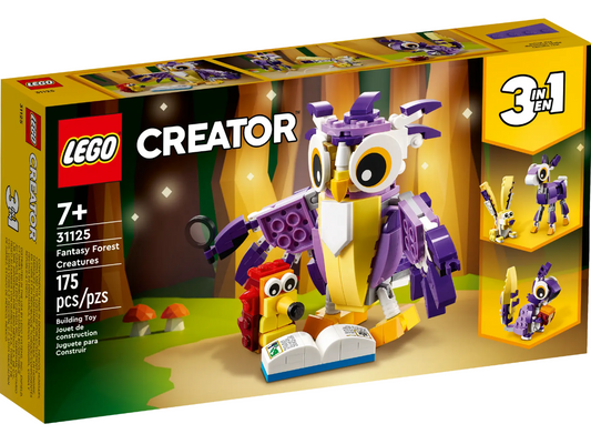 Lego Criaturas Fantásticas del Bosque 31125 , 175 piezas