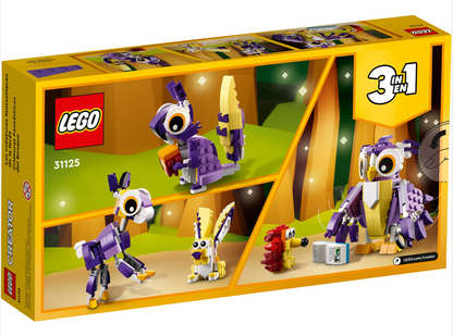 Lego Criaturas Fantásticas del Bosque 31125 , 175 piezas