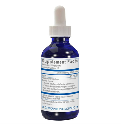 1234 Diet Drops , 60ml Cretive BioScience