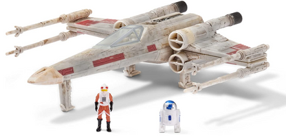 Star Wars Micro Galaxy Squadron Starfighter con Luke Skywalker