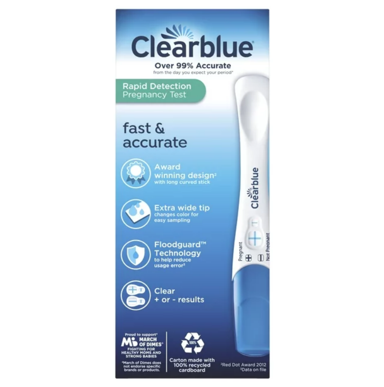 Clearblue Prueba de embarazo con resultados instantáneos, 2 unidades