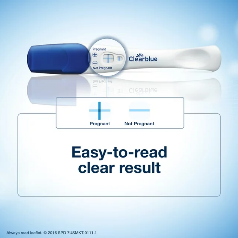 Clearblue Prueba de embarazo con resultados instantáneos, 2 unidades