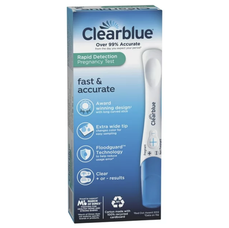 Clearblue Prueba de embarazo con resultados instantáneos, 2 unidades