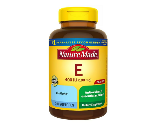 Vitamina E 180 mg (400 IU) dl-Alpha , 300 Softgels Nature Made