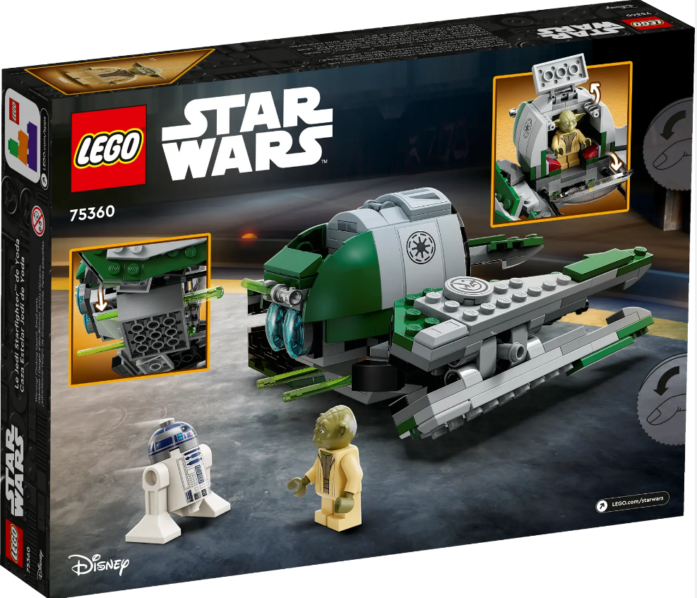 Lego Star Wars 75360 Yoda Jedi , 253 piezas