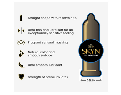 Persvativos Skyn Elit Extra Lube - 12 unidades