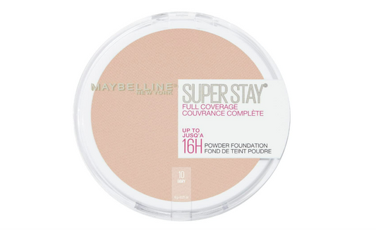 Maybelline Super Stay 16horas , tono 10 ivory