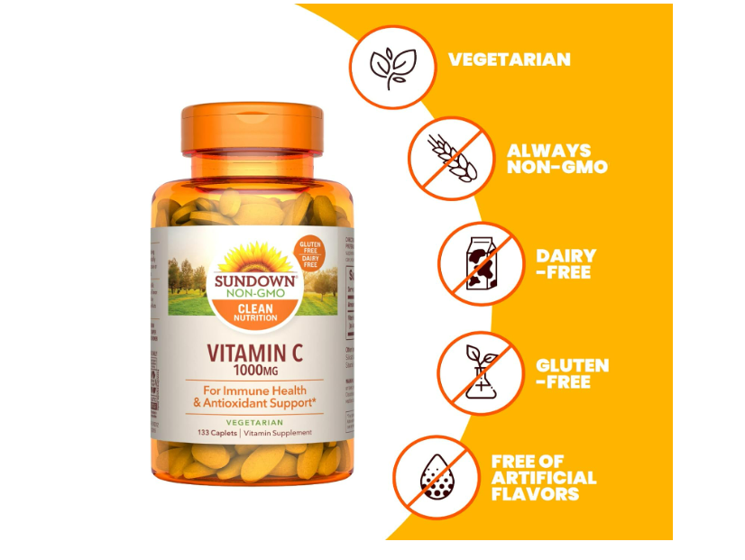 Sundown Vitamina C 1000 mg , 133 capsulas